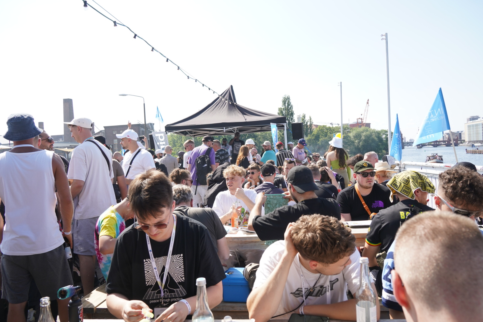 Outdoor cannabis event at Mary Jane Berlin